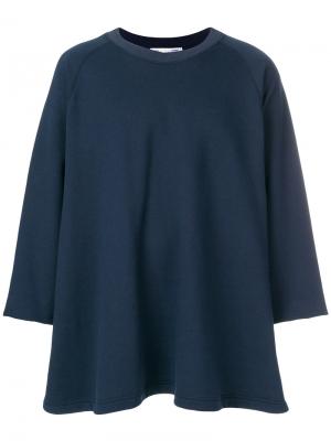 Oversized rear printed sweatshirt Comme Des Garçons Shirt Boys. Цвет: синий