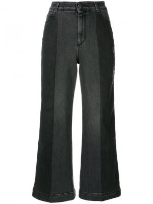 Укороченные джинсы клеш Stella McCartney. Цвет: чёрный