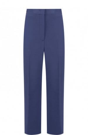 Укороченные расклешенные брюки со стрелками Fendi. Цвет: синий
