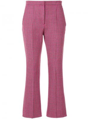 Укороченные брюки MSGM. Цвет: розовый и фиолетовый