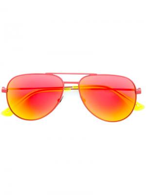 Солнцезащитные очки Classic 11 Surf Saint Laurent Eyewear. Цвет: красный