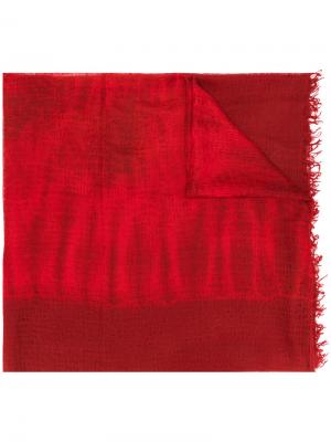 Трикотажный шарф Suzusan. Цвет: красный