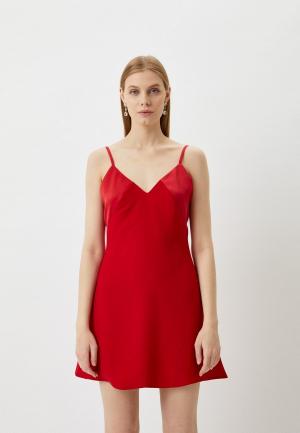 Платье Costume National Contemporary. Цвет: красный