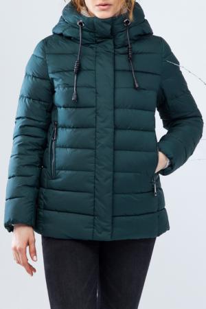 Зимняя куртка Clasna. Цвет: темно-зеленый