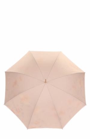 Зонт-трость с кристаллами Swarovski на ручке Pasotti Ombrelli. Цвет: кремовый