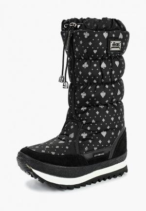 Дутики King Boots. Цвет: черный