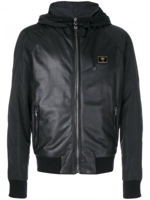 Куртка с капюшоном Dolce & Gabbana. Цвет: чёрный