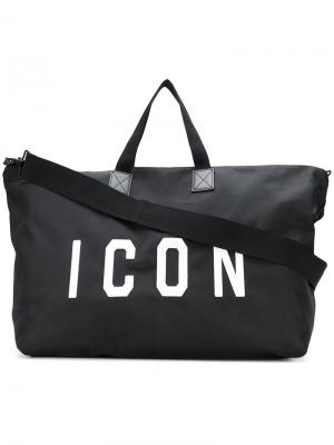 Дорожная сумка Icon Dsquared2. Цвет: чёрный