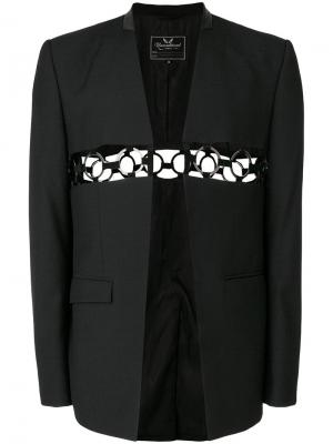 Пиджак с кольцами Unconditional. Цвет: чёрный