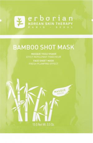 Увлажняющая тканевая маска Бамбук Erborian. Цвет: бесцветный