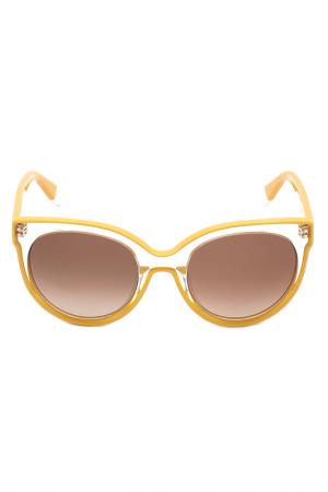Очки солнцезащитные FURLA. Цвет: розовый