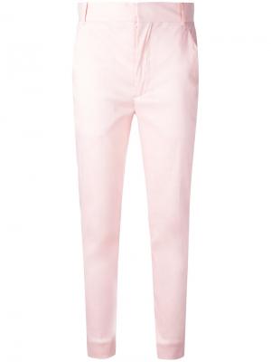Укороченные брюки Mercure Haider Ackermann. Цвет: розовый и фиолетовый