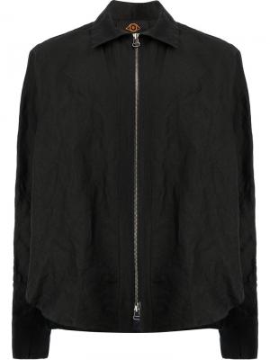 Куртка-рубашка на молнии LEclaireur L'Eclaireur. Цвет: чёрный