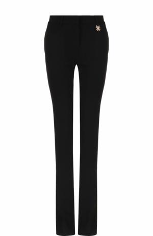 Однотонные расклешенные брюки с карманами Roberto Cavalli. Цвет: черный