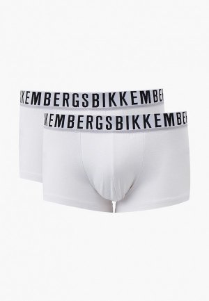 Трусы 2 шт. Bikkembergs. Цвет: белый