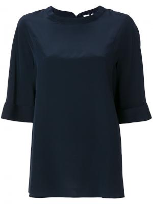 Short-sleeve blouse Aspesi. Цвет: синий