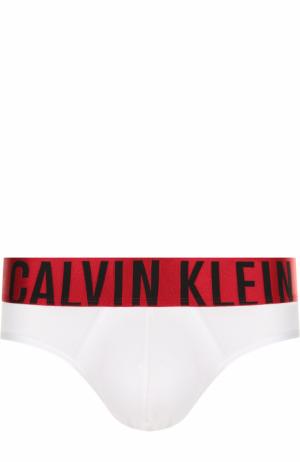 Брифы с широкой резинкой Calvin Klein Underwear. Цвет: белый