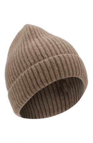 Кашемировая шапка TSUM Collection. Цвет: коричневый