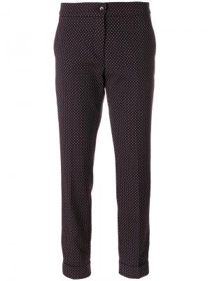 Укороченные брюки с геометрическим принтом Etro. Цвет: чёрный