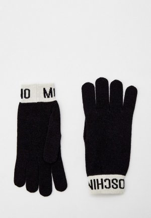Перчатки Moschino. Цвет: черный