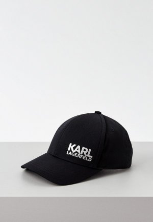 Бейсболка Karl Lagerfeld. Цвет: черный