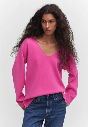 Пуловер Mango. Цвет: розовый