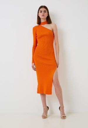 Платье Moki. Цвет: оранжевый