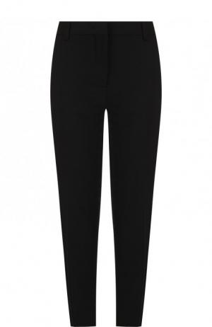 Укороченные шерстяные брюки со стрелками Emilio Pucci. Цвет: черный