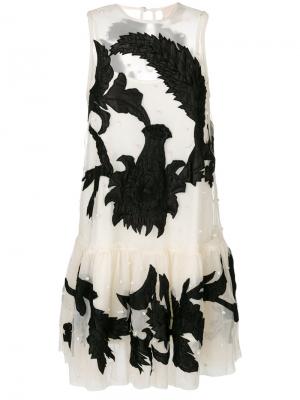 Платье из тюля без рукавов Aniye By. Цвет: белый