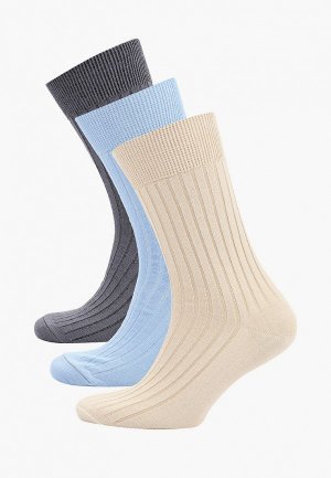 Носки 3 пары bb socks. Цвет: разноцветный