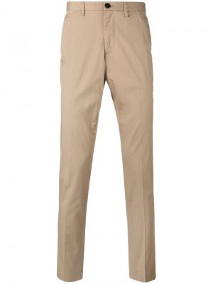 Классические брюки-чинос Michael Kors Collection. Цвет: телесный
