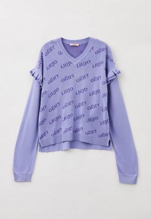 Пуловер Liu Jo. Цвет: фиолетовый