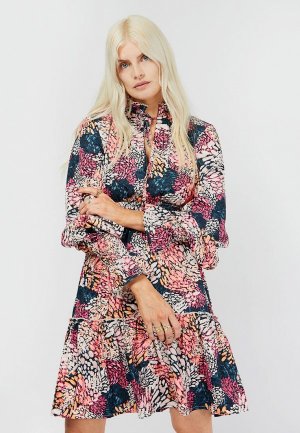Платье Little Mistress. Цвет: разноцветный