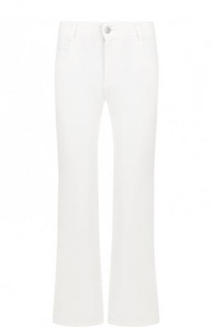 Укороченные расклешенные джинсы Stella McCartney. Цвет: белый