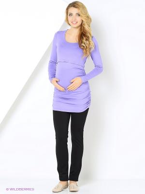 Блуза для беременных и кормления Nuova Vita. Цвет: лиловый
