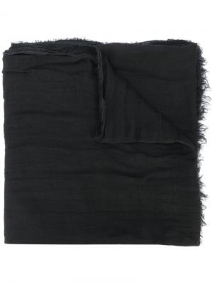 Массивный шарф Rick Owens. Цвет: чёрный