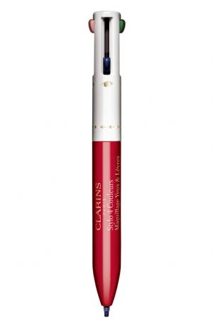 Четырехцветная ручка-подводка для глаз и губ Stylo 4 Couleurs 01 Clarins. Цвет: бесцветный