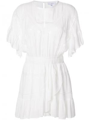 Платье с эластичным поясом Iro. Цвет: белый