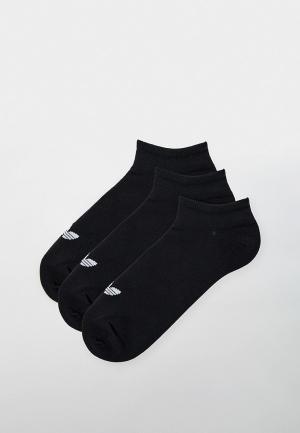 Носки 3 пары adidas Originals. Цвет: черный