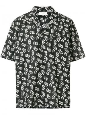 Рубашка с короткими рукавами Saint Laurent. Цвет: чёрный