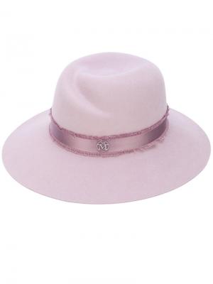 Фетровая шляпа Virginie Maison Michel. Цвет: розовый и фиолетовый