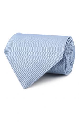 Шелковый галстук Ermenegildo Zegna. Цвет: голубой