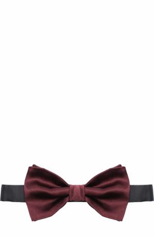Шелковый галстук-бабочка Kiton. Цвет: бордовый