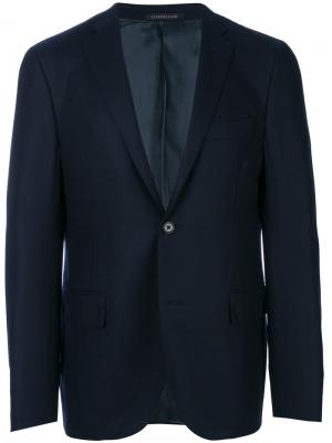 Пиджак с застежкой на одну пуговицу Corneliani. Цвет: синий