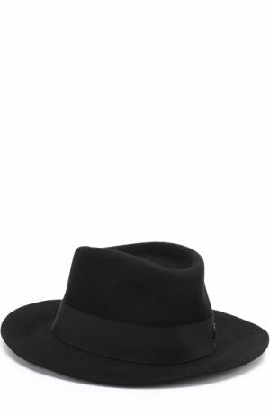 Фетровая шляпа Andre Maison Michel. Цвет: черный
