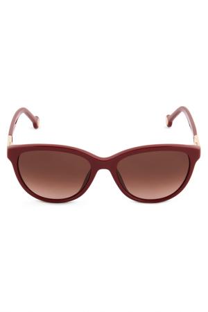 Солнцезащитные очки CAROLINA HERRERA. Цвет: красный