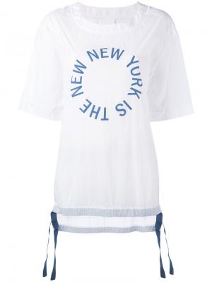 Рубашка  New York DKNY. Цвет: белый