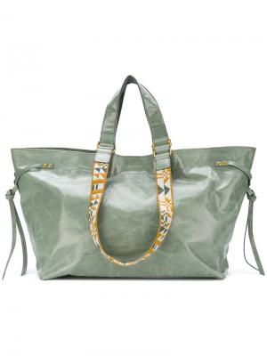 Средняя сумка-шоппер Bagya Isabel Marant. Цвет: зелёный