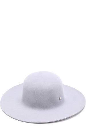 Фетровая шляпа Jensen Maison Michel. Цвет: светло-серый