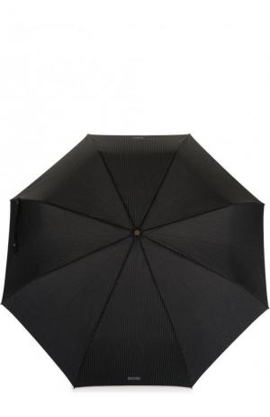 Складной зонт с принтом Moschino. Цвет: темно-серый